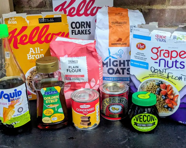 UK: Pack bait recipe list